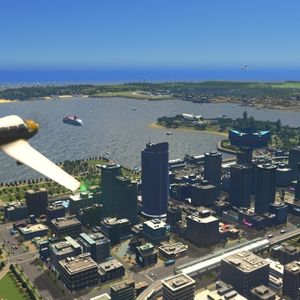 Cities Skylines Sunset Harbor - Avion