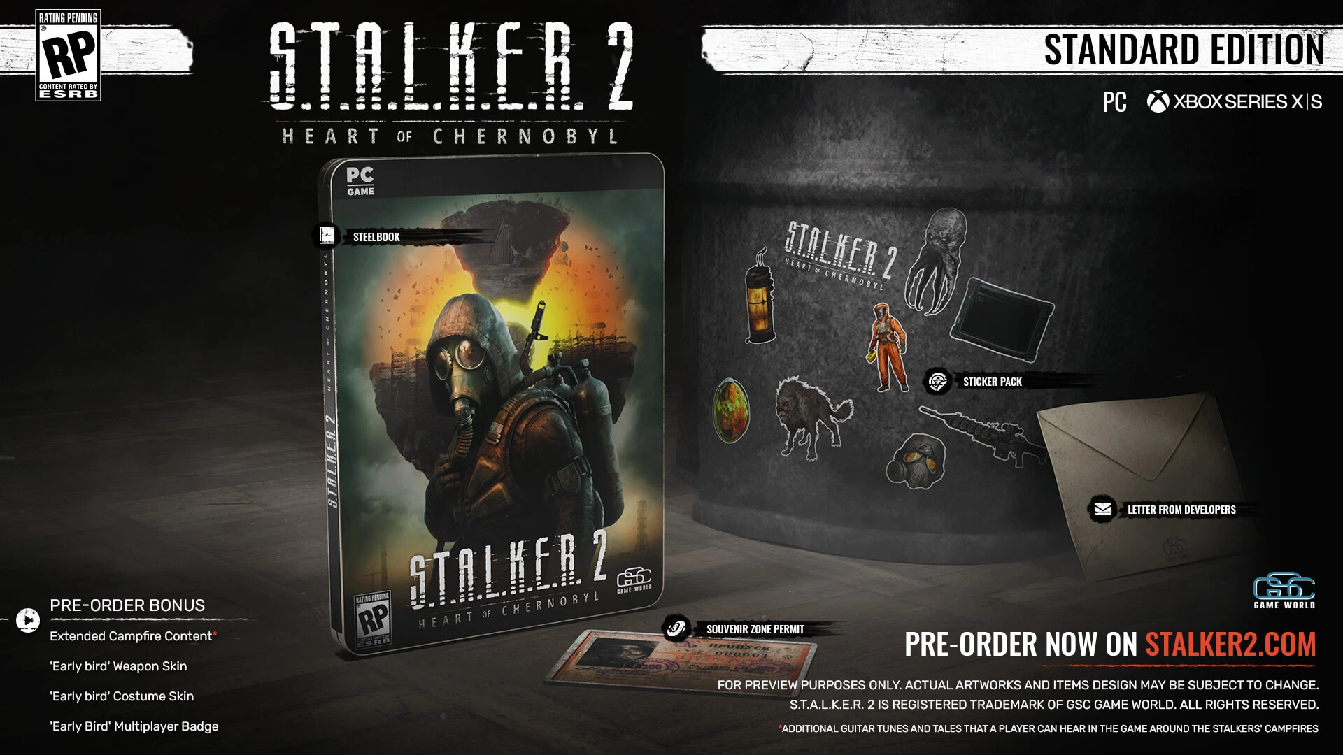 S.T.A.L.K.E.R. 2 Heart of Chornobyl Physical Standard Edition