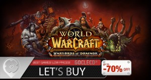 World of Warcraft Warlords of Draenor clé cd meilleur prix