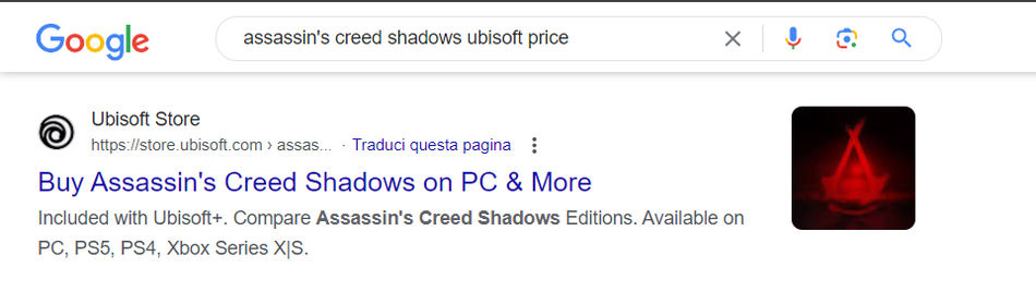 Plateformes confirmées d'Assassin’s Creed Shadows