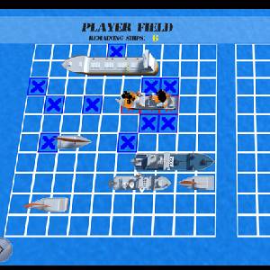Battleship Tactica Sea Wars 3D - Champ du CPU