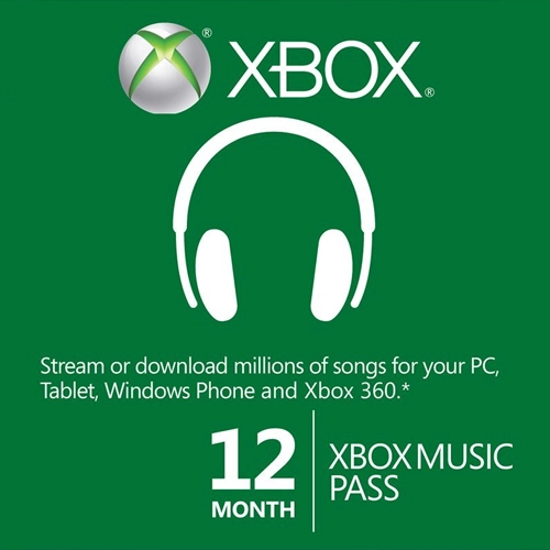 12 Mois Xbox Music Pass