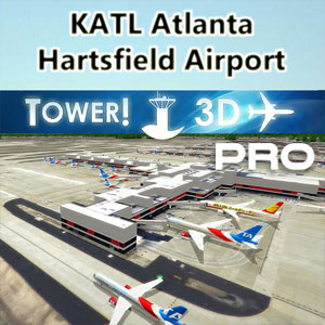 Hartsfiel-Jackson Atlanta [KATL] airport for Tower!3D Pro