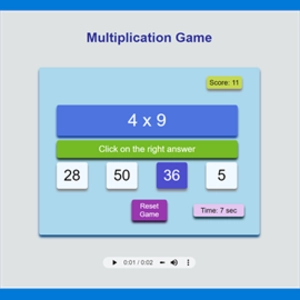 Multiplication Game