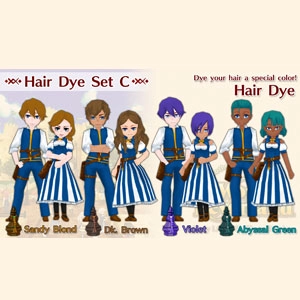 WorldNeverland Elnea Kingdom Hair Dye Set C