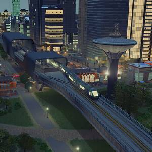 Cities Skylines Content Creator Pack Train Stations Plateforme Insulaire Surélevée