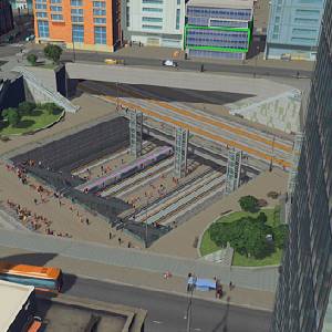 Cities Skylines Content Creator Pack Train Stations Station Place du Métro