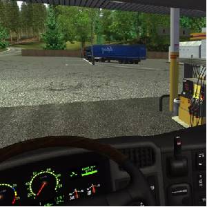 Euro Truck Simulator - Tableau de bord du camion