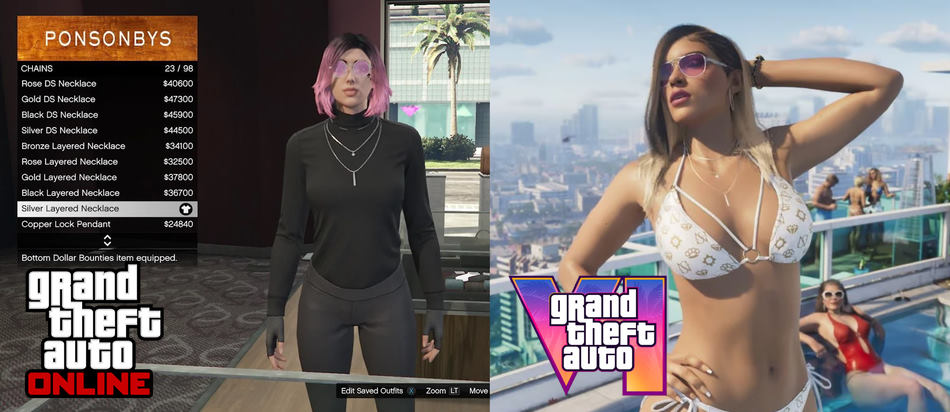 GTA Online le collier montré dans la bande-annonce de GTA 6