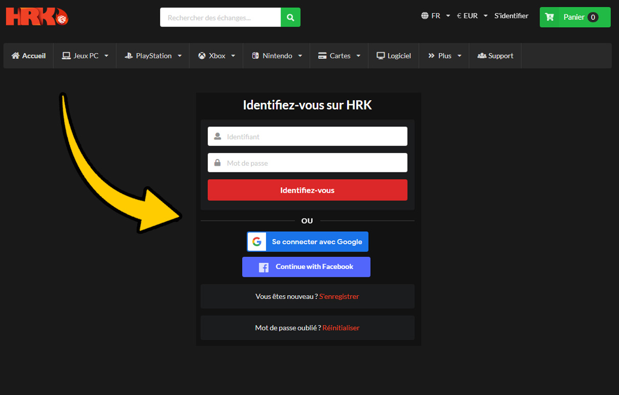 comment appliquer un code de rÃ©duction sur HRK