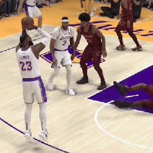 NBA 2K25 - Trois points de Lebron James