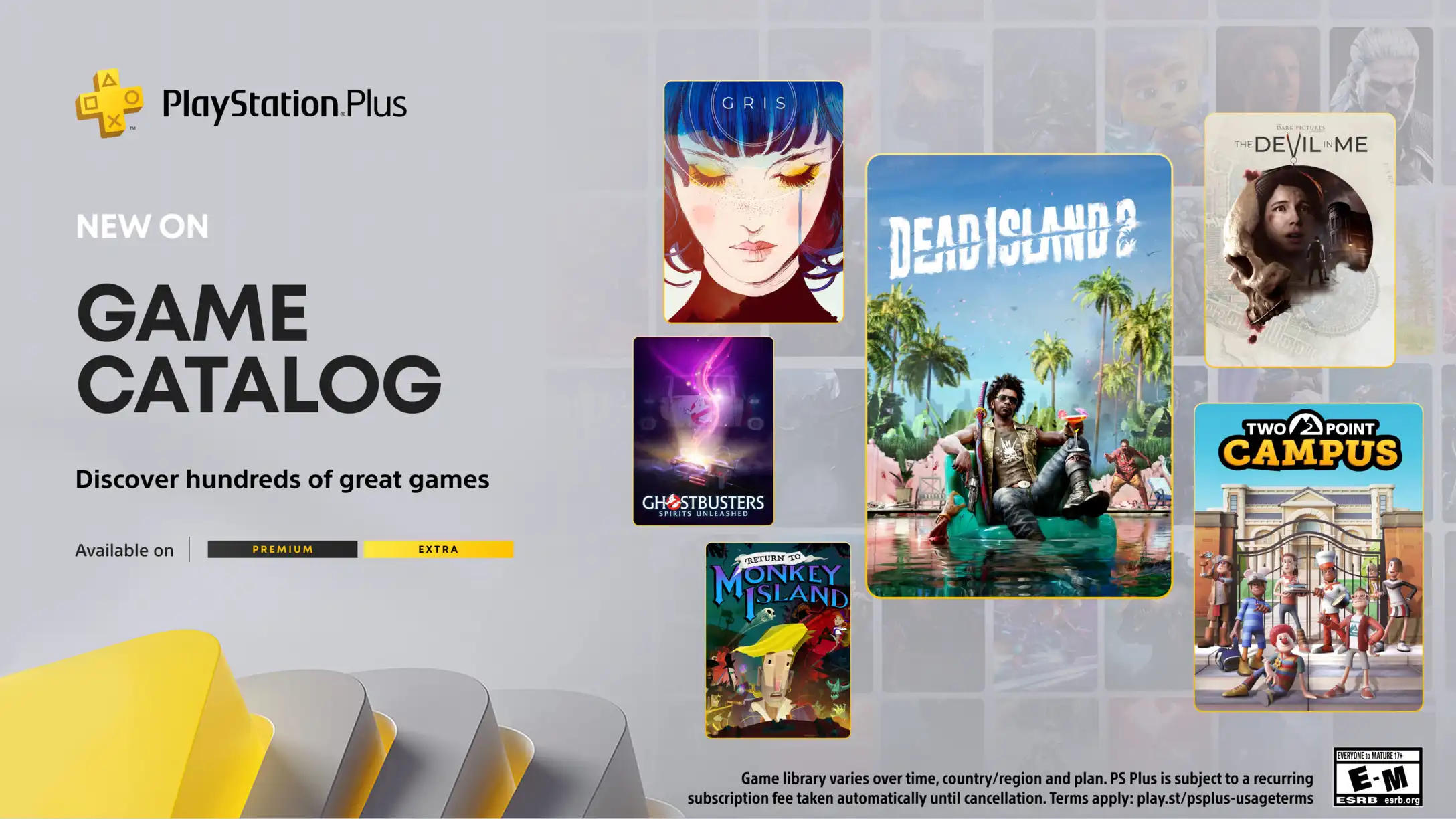 Jeux gratuits PS Plus Extra septembre 2024