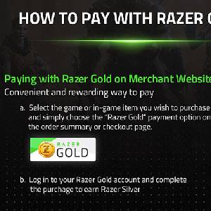 Razer Gold Gift Card - Mode de paiement