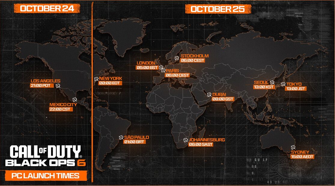 Data de Lançamento de Call of Duty: Black Ops 6