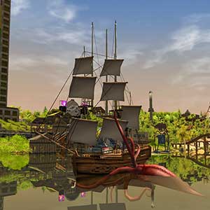 RollerCoaster Tycoon 3 Complete Edition Bateau pirate