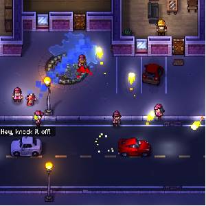 Streets of Rogue 2 - Lancer des flammes sur des voitures