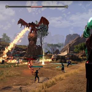 The Elder Scrolls Online Combat de boss de dragon